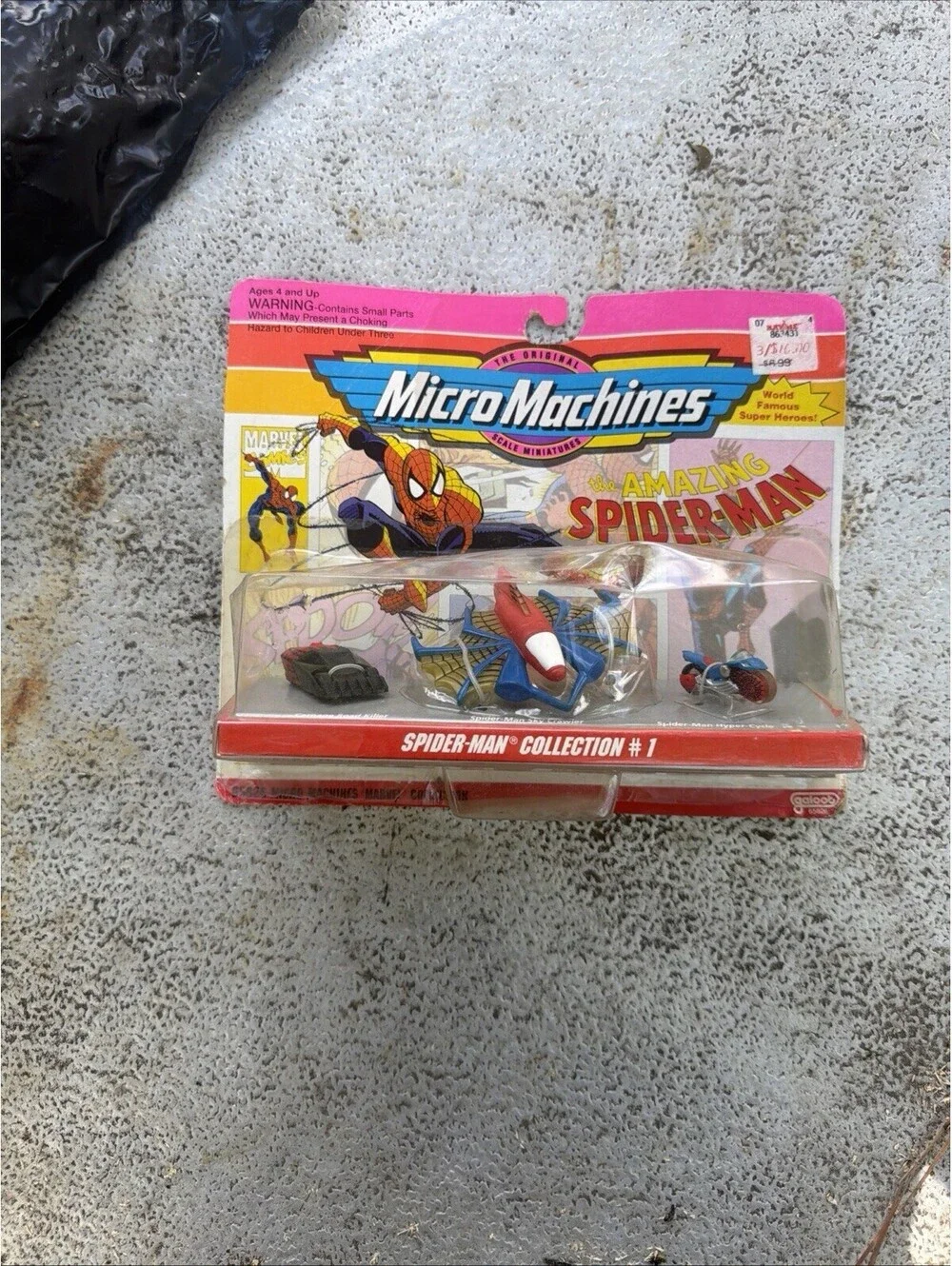 galoob micro machines The Amazing Spider Man #1 - Set 65826 MOC - Excellent card